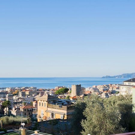 Апартаменты 093 - Casa Panorama, Vista Mare E Vista Portofino, 500 Metri Centro Di Chiavari, Posto Auto Gratis Incluso Экстерьер фото