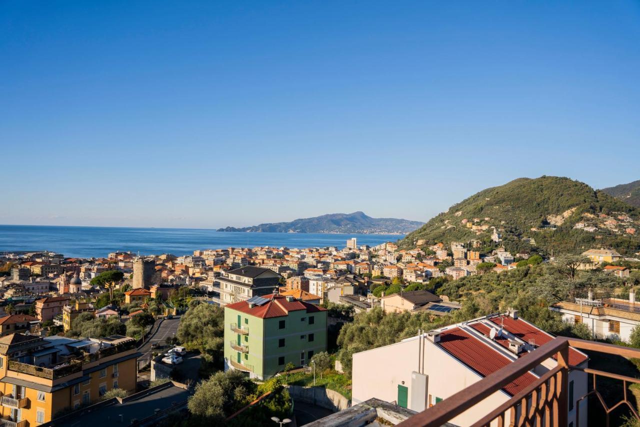 Апартаменты 093 - Casa Panorama, Vista Mare E Vista Portofino, 500 Metri Centro Di Chiavari, Posto Auto Gratis Incluso Экстерьер фото