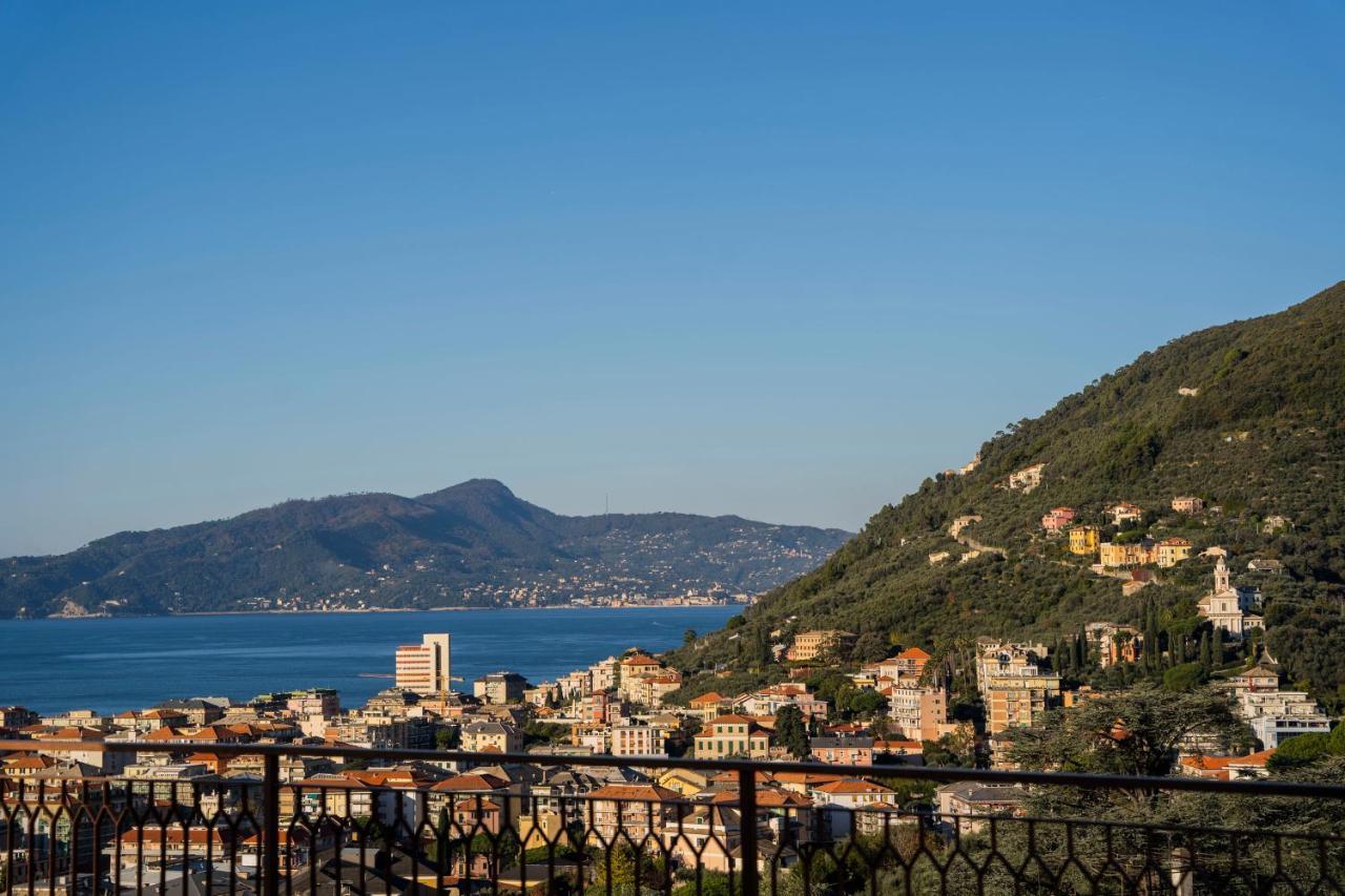 Апартаменты 093 - Casa Panorama, Vista Mare E Vista Portofino, 500 Metri Centro Di Chiavari, Posto Auto Gratis Incluso Экстерьер фото