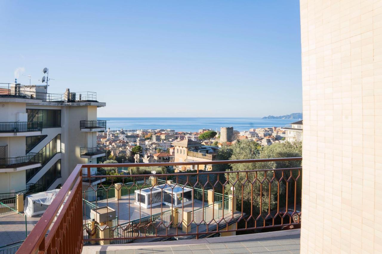 Апартаменты 093 - Casa Panorama, Vista Mare E Vista Portofino, 500 Metri Centro Di Chiavari, Posto Auto Gratis Incluso Экстерьер фото