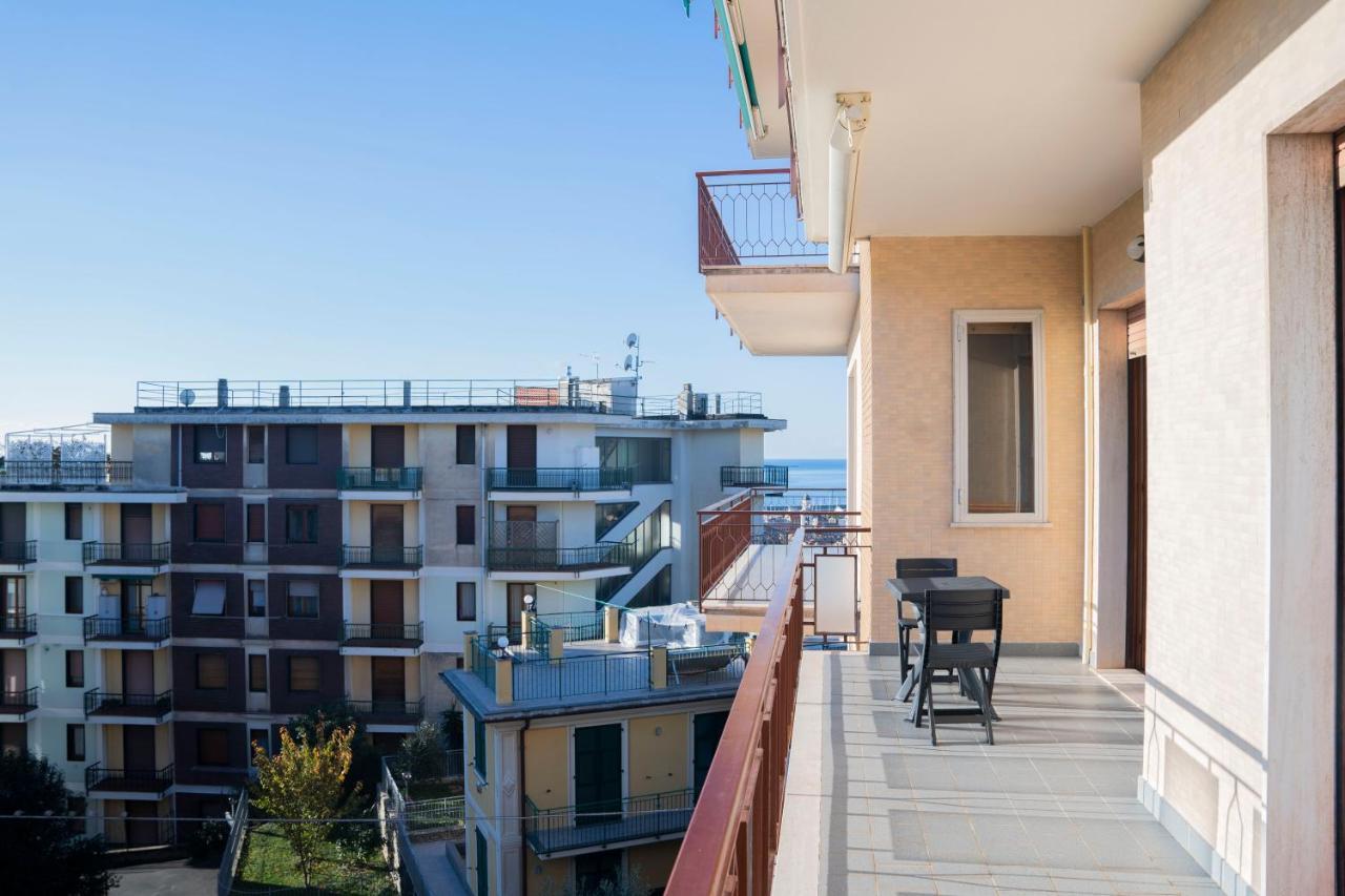 Апартаменты 093 - Casa Panorama, Vista Mare E Vista Portofino, 500 Metri Centro Di Chiavari, Posto Auto Gratis Incluso Экстерьер фото