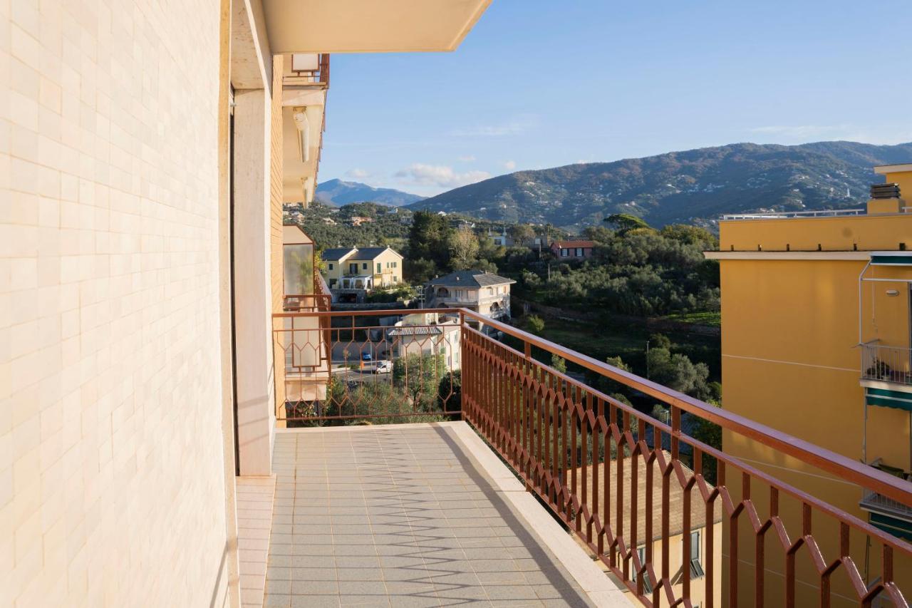 Апартаменты 093 - Casa Panorama, Vista Mare E Vista Portofino, 500 Metri Centro Di Chiavari, Posto Auto Gratis Incluso Экстерьер фото